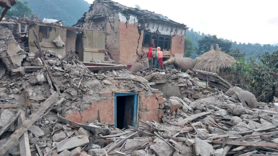 भूकम्पले बझाङका १२ हजार ३७६ हजार घरमा क्षति