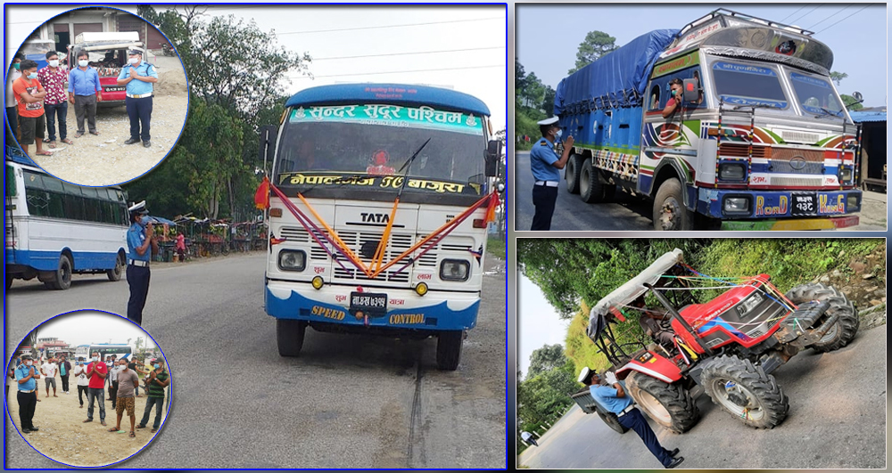 झण्डै ६ महिनापछि सार्वजनिक सवारी साधन सञ्चालन भएसँगै ट्राफिक प्रहरीको सक्रियता